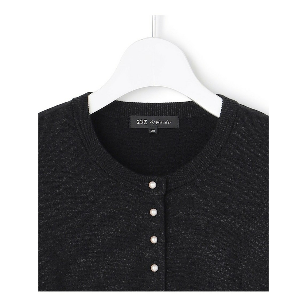 【APPLAUDIR】コンパクト ラメカーディガン3