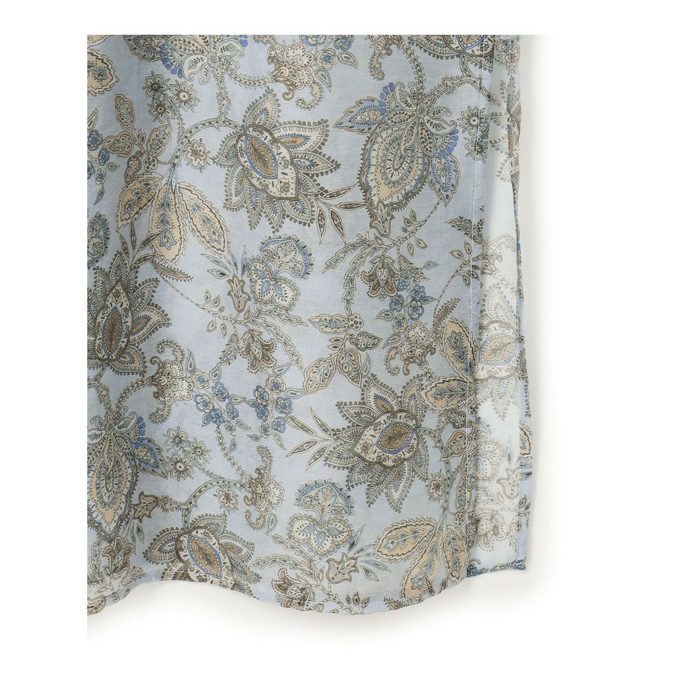 Ericaキャラコ ペイズリープリント シャツワンピース13