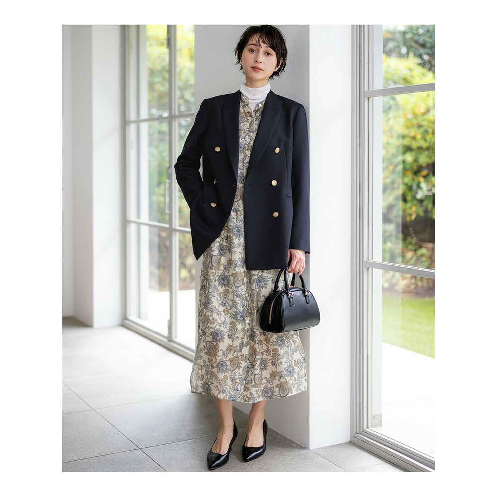 Ericaキャラコ ペイズリープリント シャツワンピース6