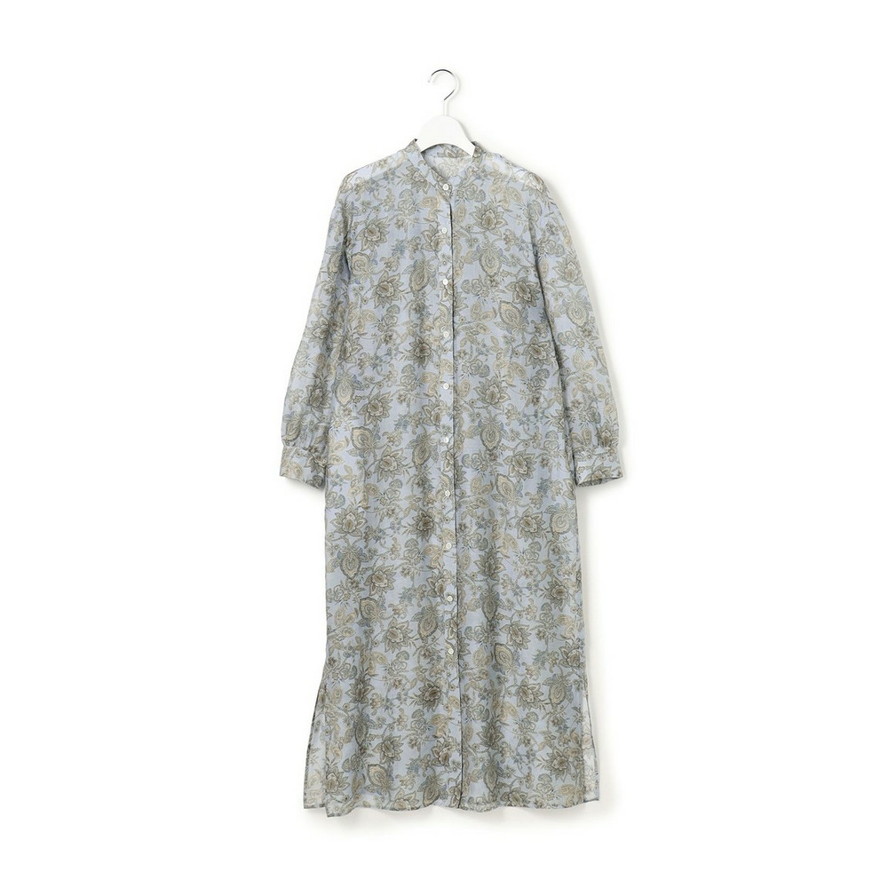 Ericaキャラコ ペイズリープリント シャツワンピース9