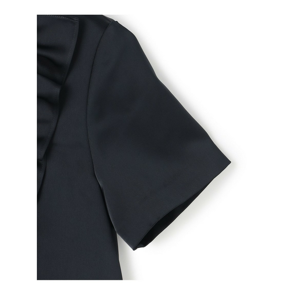 【APPLAUDIR】クリアダブルサテン フリルデザイン ブラウス4