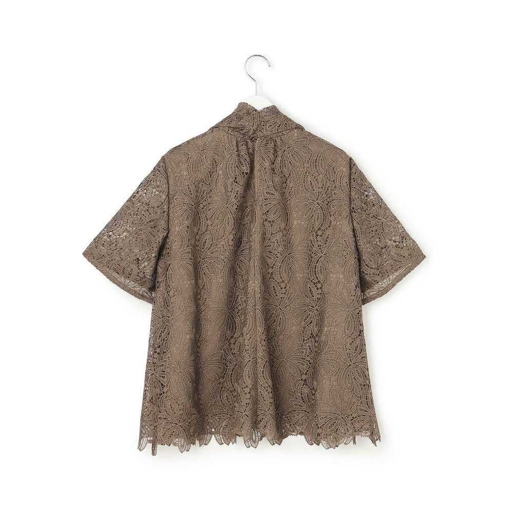 【APPLAUDIR】Brocheリボンブーケレース ブラウス1