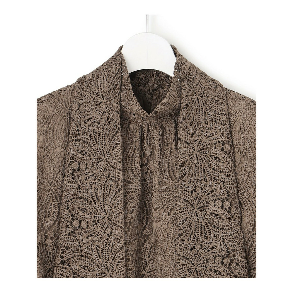 【APPLAUDIR】Brocheリボンブーケレース ブラウス2