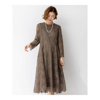 【APPLAUDIR】Brocheリボンブーケレース ドレス