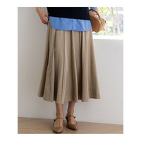 【FUDGE掲載】マットライトタフタ フレアスカート