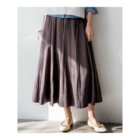 【一部先行予約/FUDGE掲載】マットライトタフタ フレアスカート