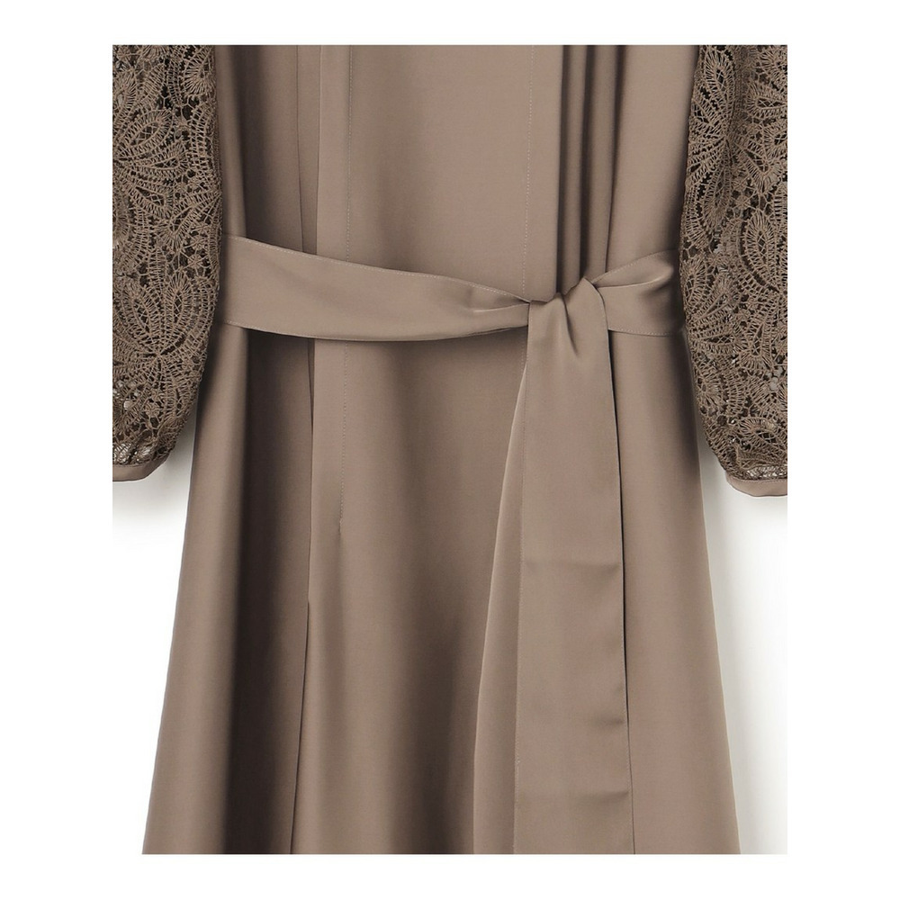 【APPLAUDIR】ノーブルサテン リボンブーケレースコンビ ドレス10