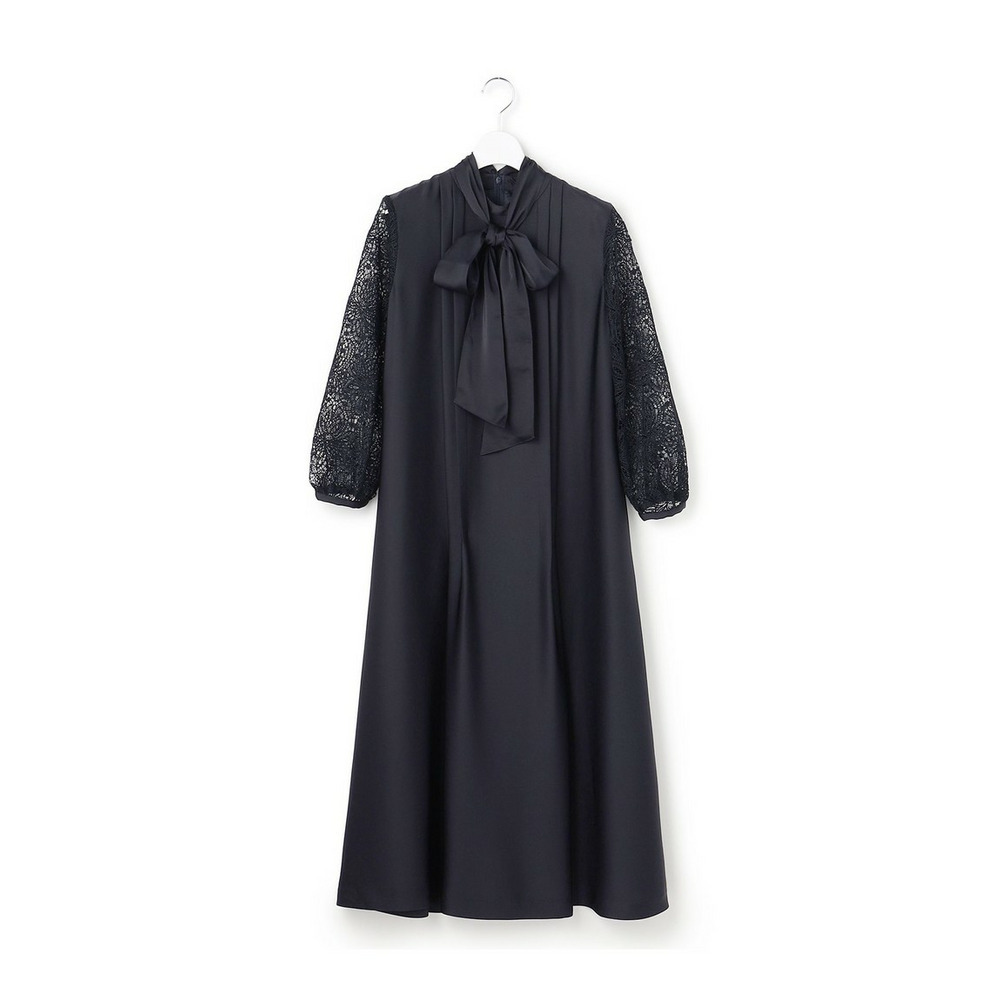 【APPLAUDIR】ノーブルサテン リボンブーケレースコンビ ドレス3