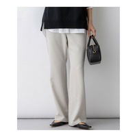 ストレッチダブルクロス フレアパンツ