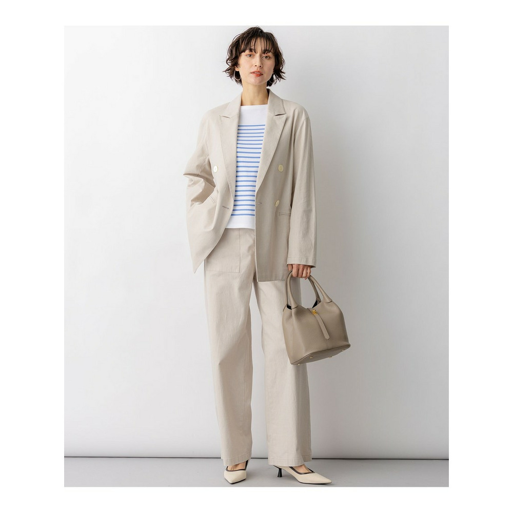 スラブツイルストレッチ オーバーサイズ ダブルジャケット7