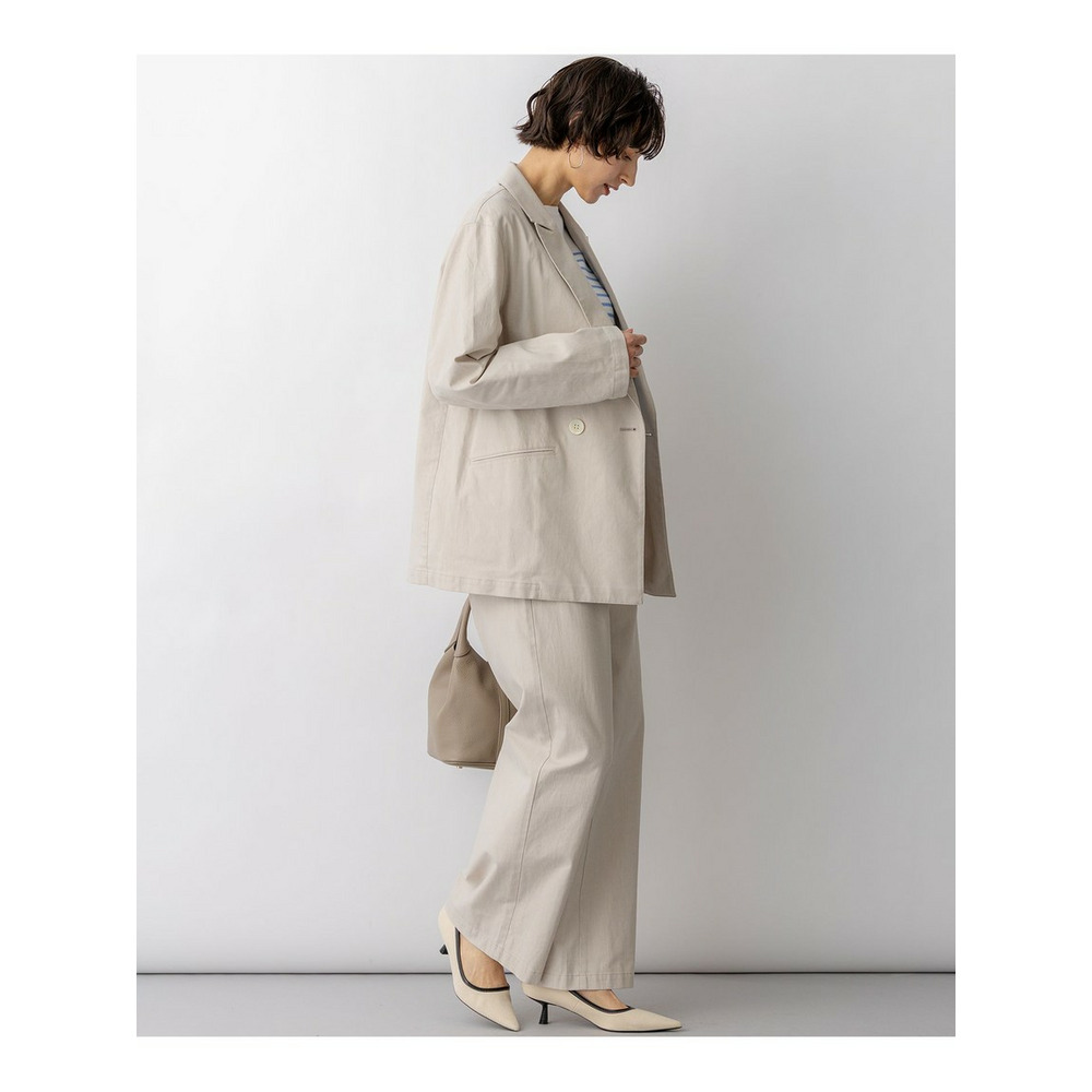 スラブツイルストレッチ オーバーサイズ ダブルジャケット8