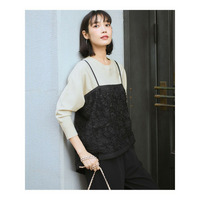 リボンエンブロイダリー キャミソール