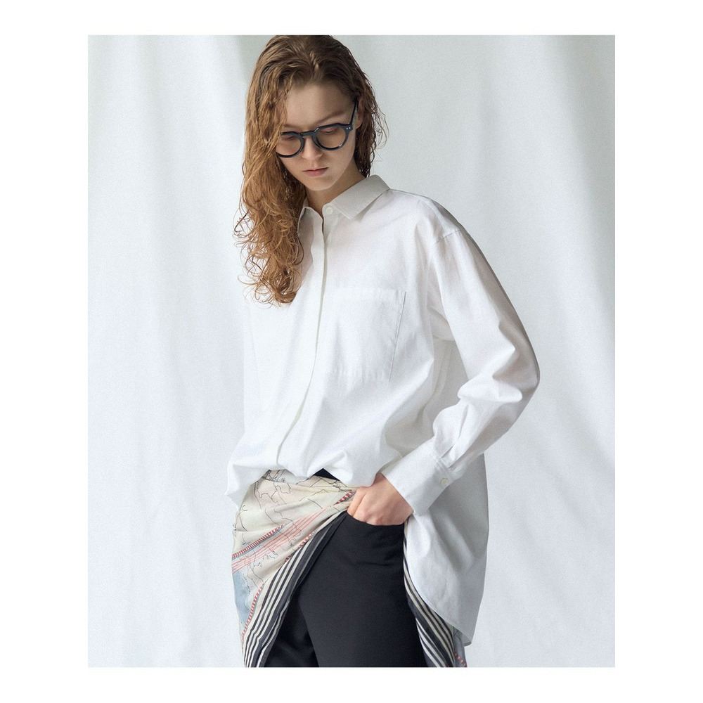 CANCLINI シャーティング ルーズフィットシャツ