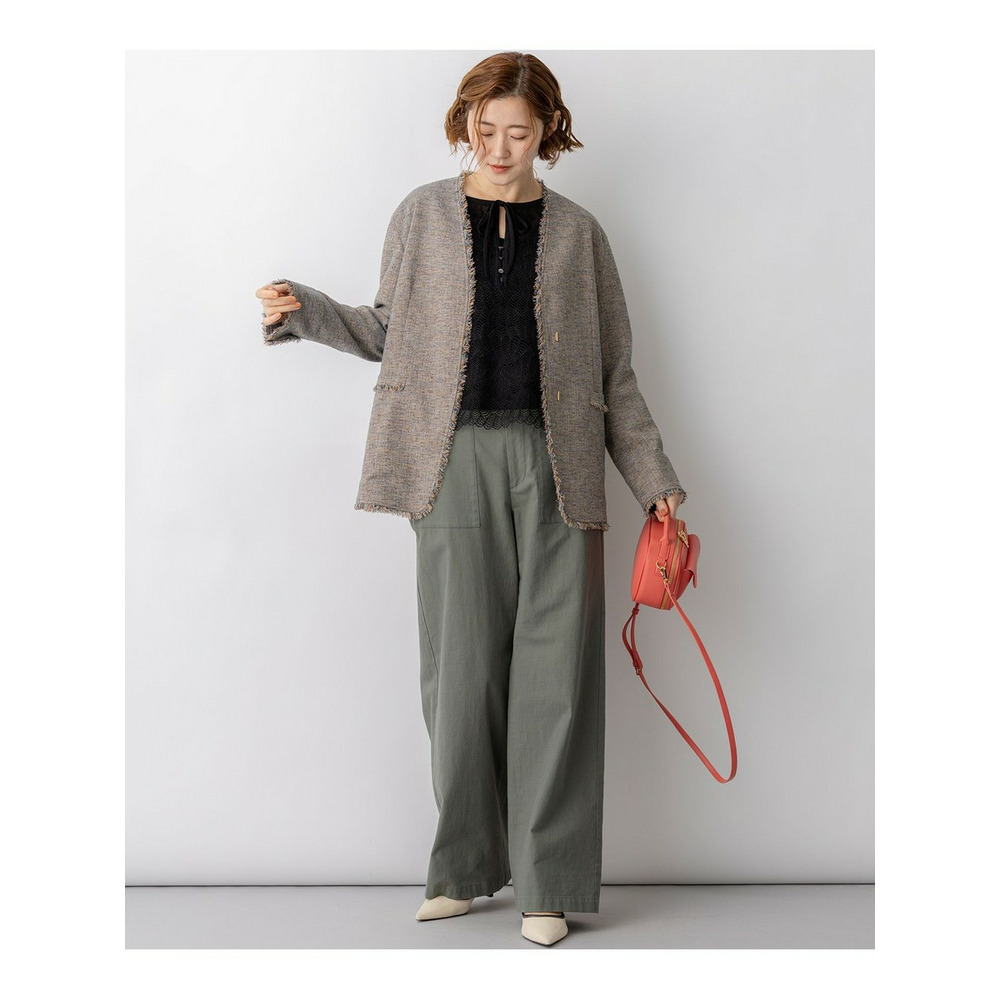 スラブツイルストレッチ ベイカーパンツ4