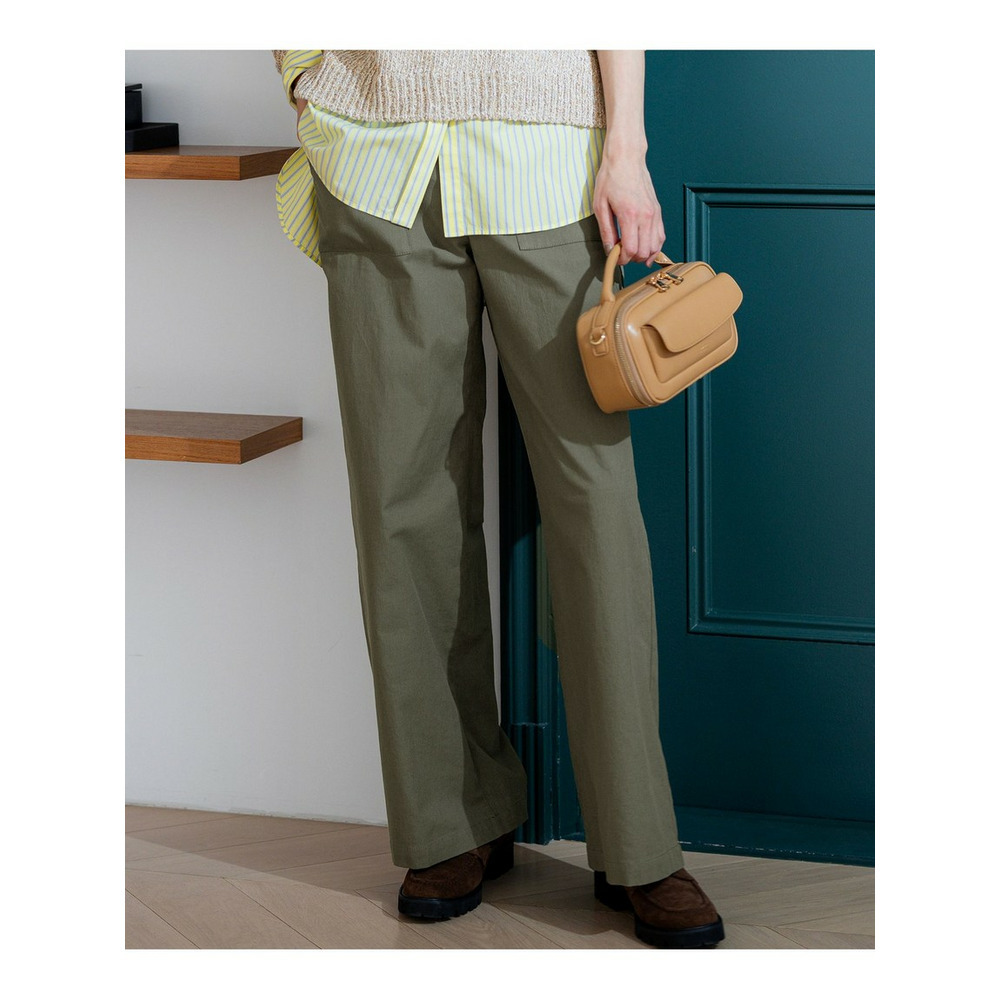 スラブツイルストレッチ ベイカーパンツ1