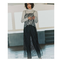 【見上愛さん着用】刺繍レース キャミソールワンピース