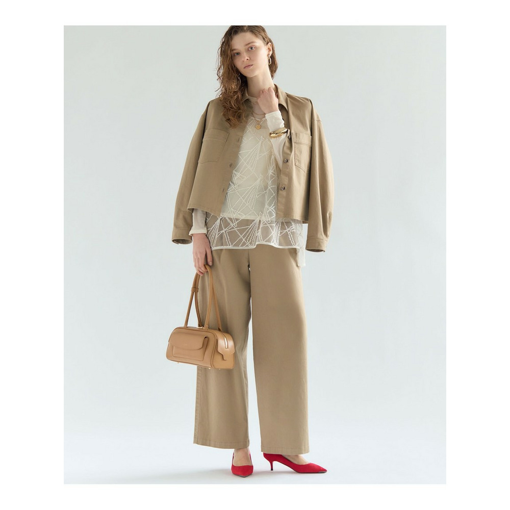 刺繍レース キャミソール3