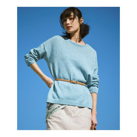 コットンギマムリネ チュニック ニット