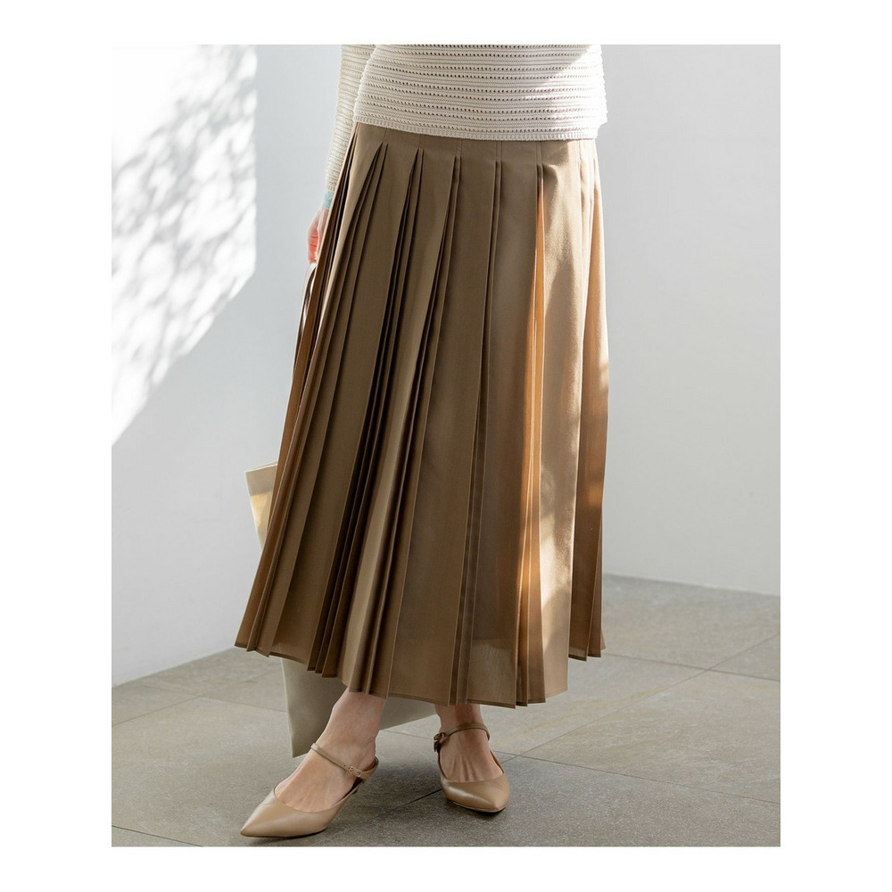 グロッシープリーツ ロングスカート
