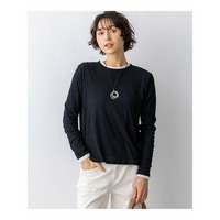 【見上愛さん着用】シアーフライス レイヤード ロンTEE