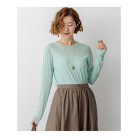 【見上愛さん着用】シアーフライス レイヤード ロンTEE