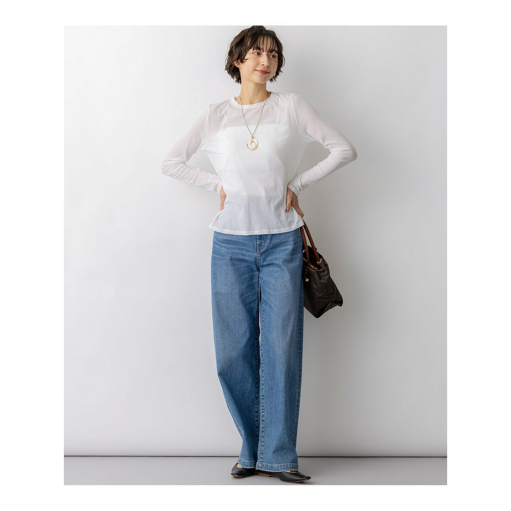 シアーフライス レイヤード ロンTEE23