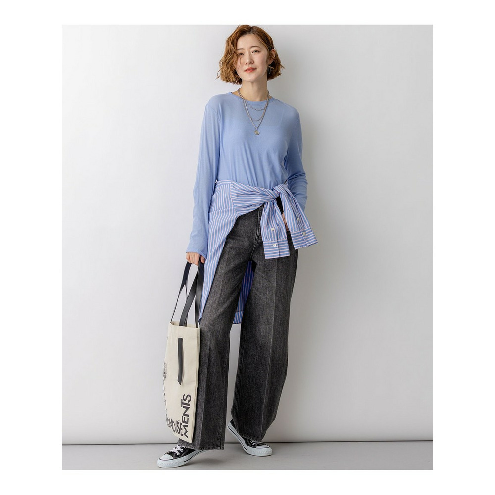 シアーフライス レイヤード ロンTEE27