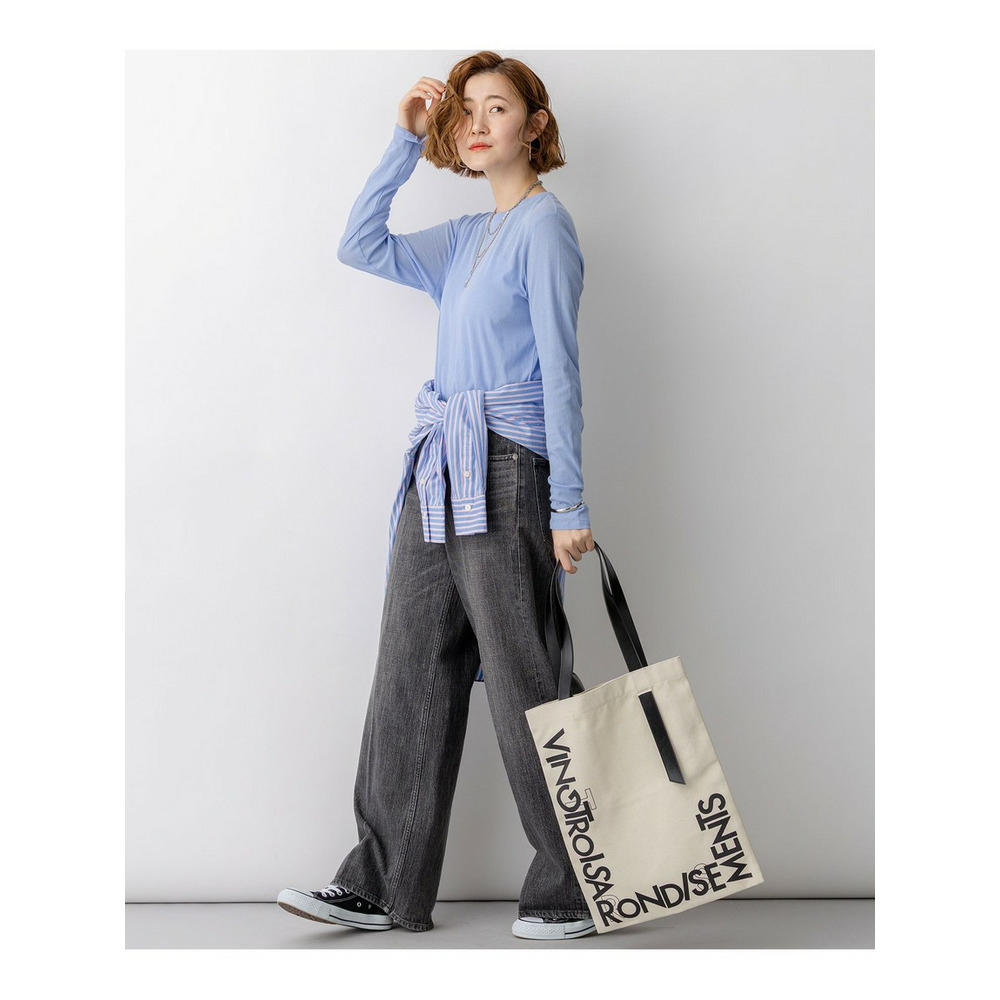 シアーフライス レイヤード ロンTEE28