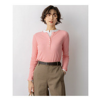 【見上愛さん着用】シアーリブ レイヤード ロンTEE