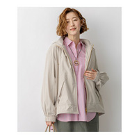 2WAY ストレッチタフタ ボリュームスリーブブルゾン