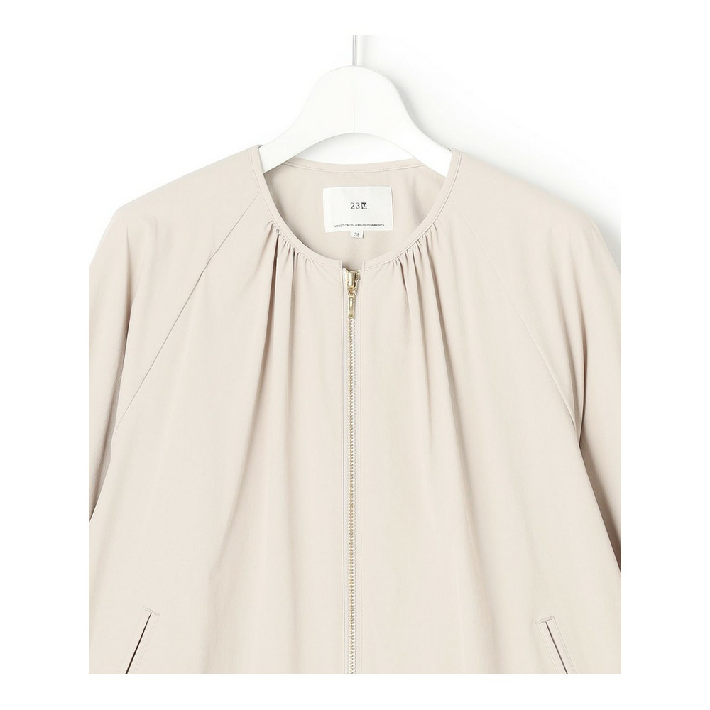 2WAYストレッチタフタ ギャザーブルゾン11