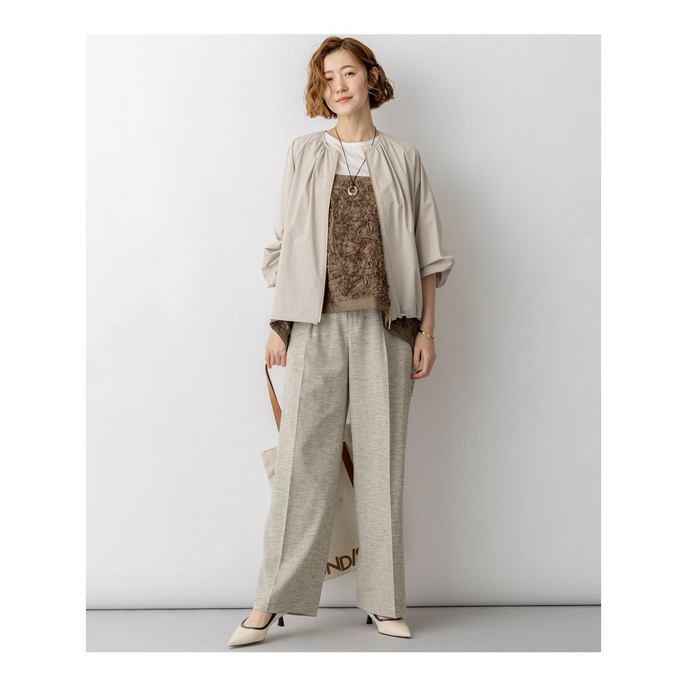 2WAYストレッチタフタ ギャザーブルゾン3