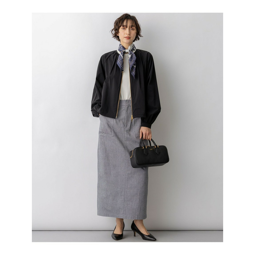 2WAYストレッチタフタ ギャザーブルゾン6