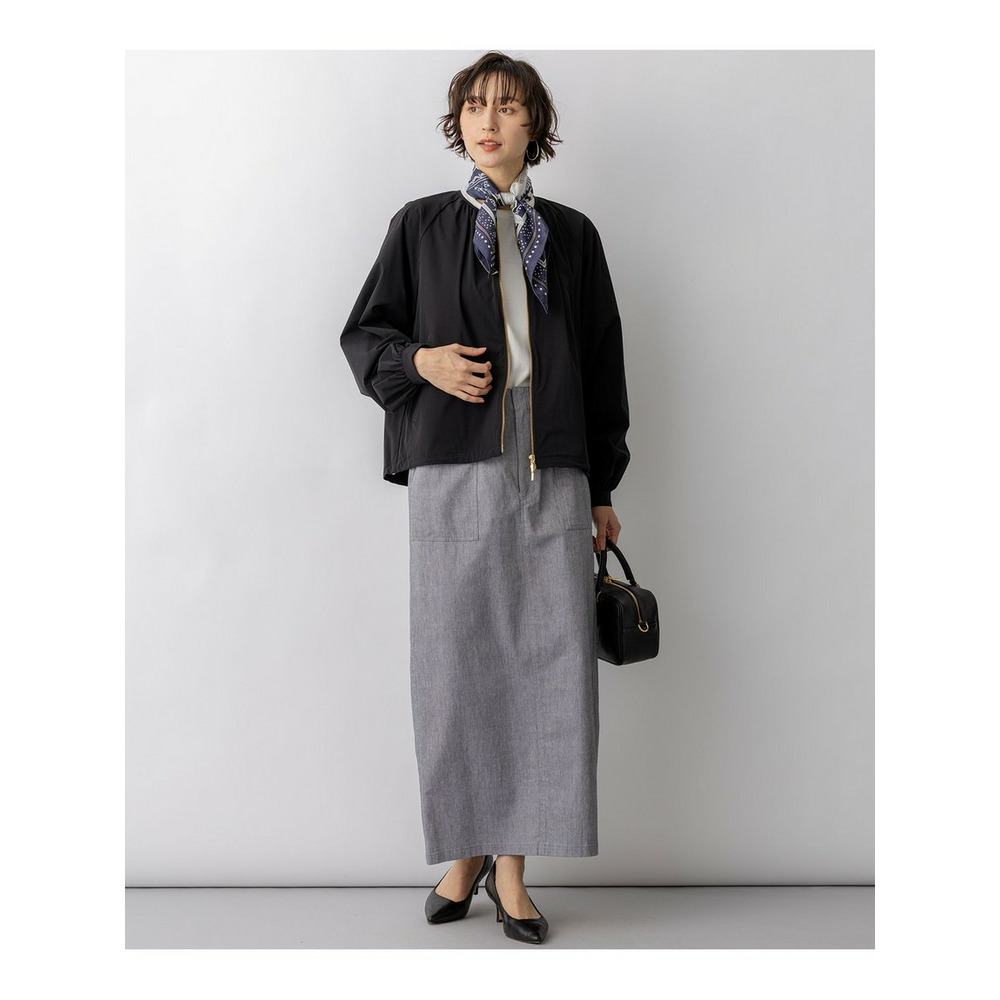 2WAYストレッチタフタ ギャザーブルゾン7