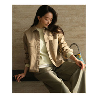 【Oggi掲載】ストレッチギャバ チノ ショート シャツジャケット