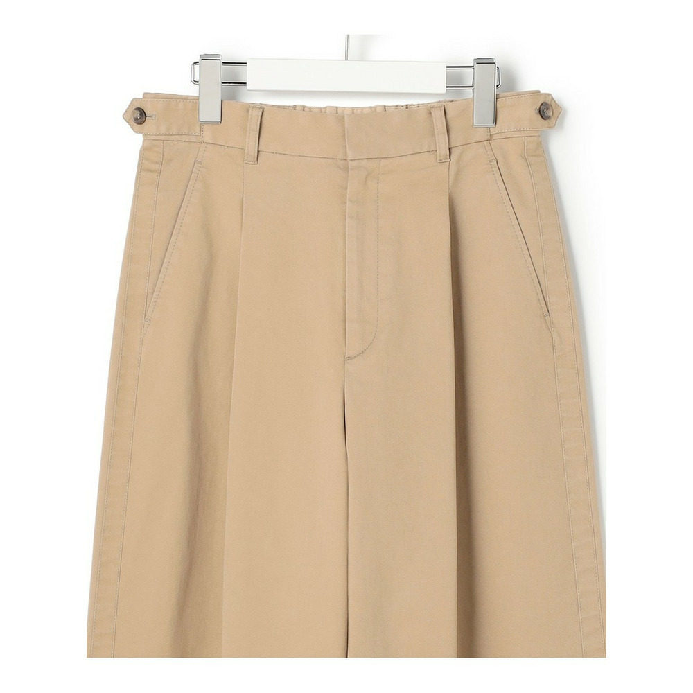 【見上愛さん着用/Oggi掲載】ストレッチギャバ チノ ワイド パンツ23