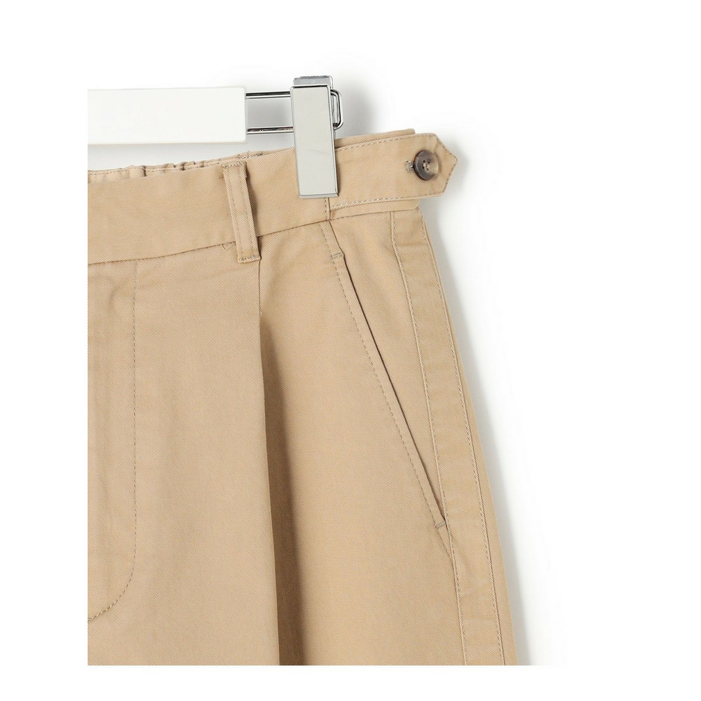 【見上愛さん着用/Oggi掲載】ストレッチギャバ チノ ワイド パンツ25