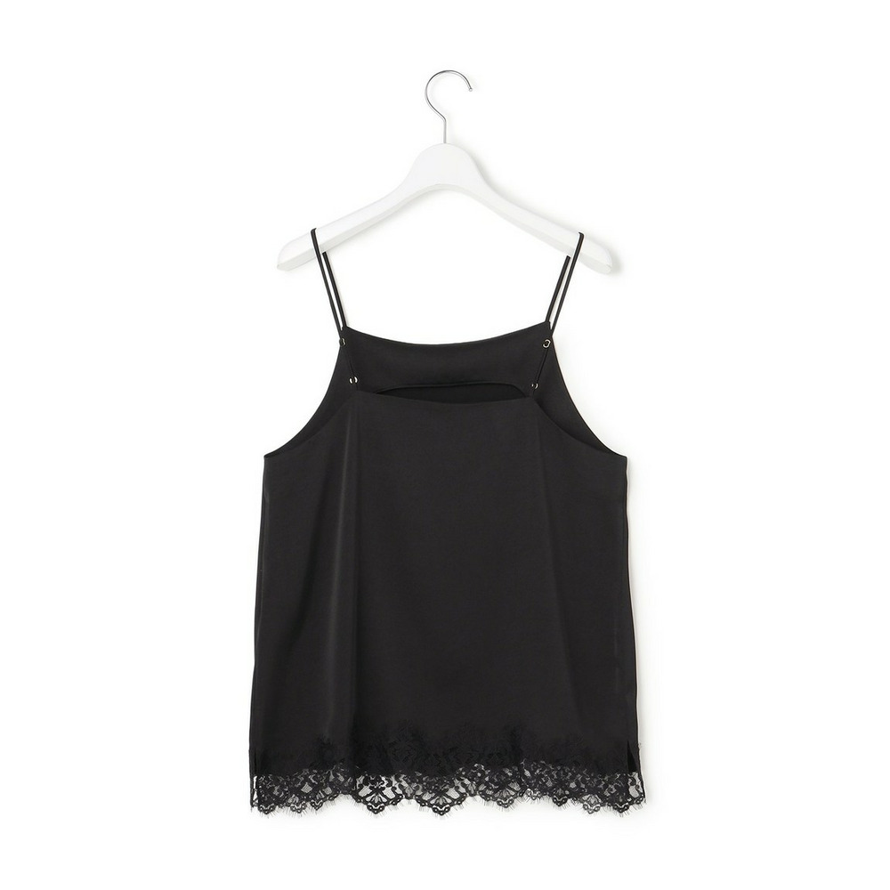 サテンレースキャミソール25