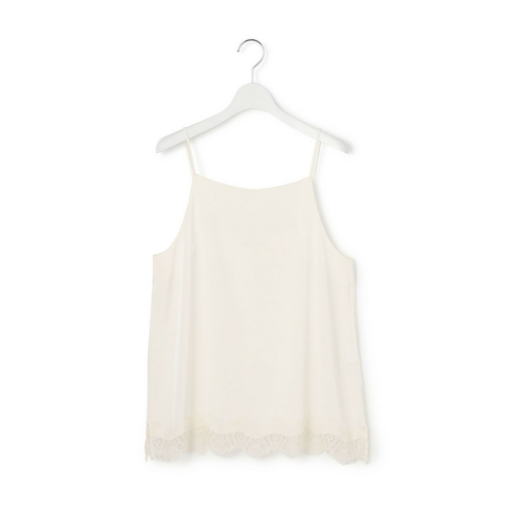 サテンレースキャミソール28