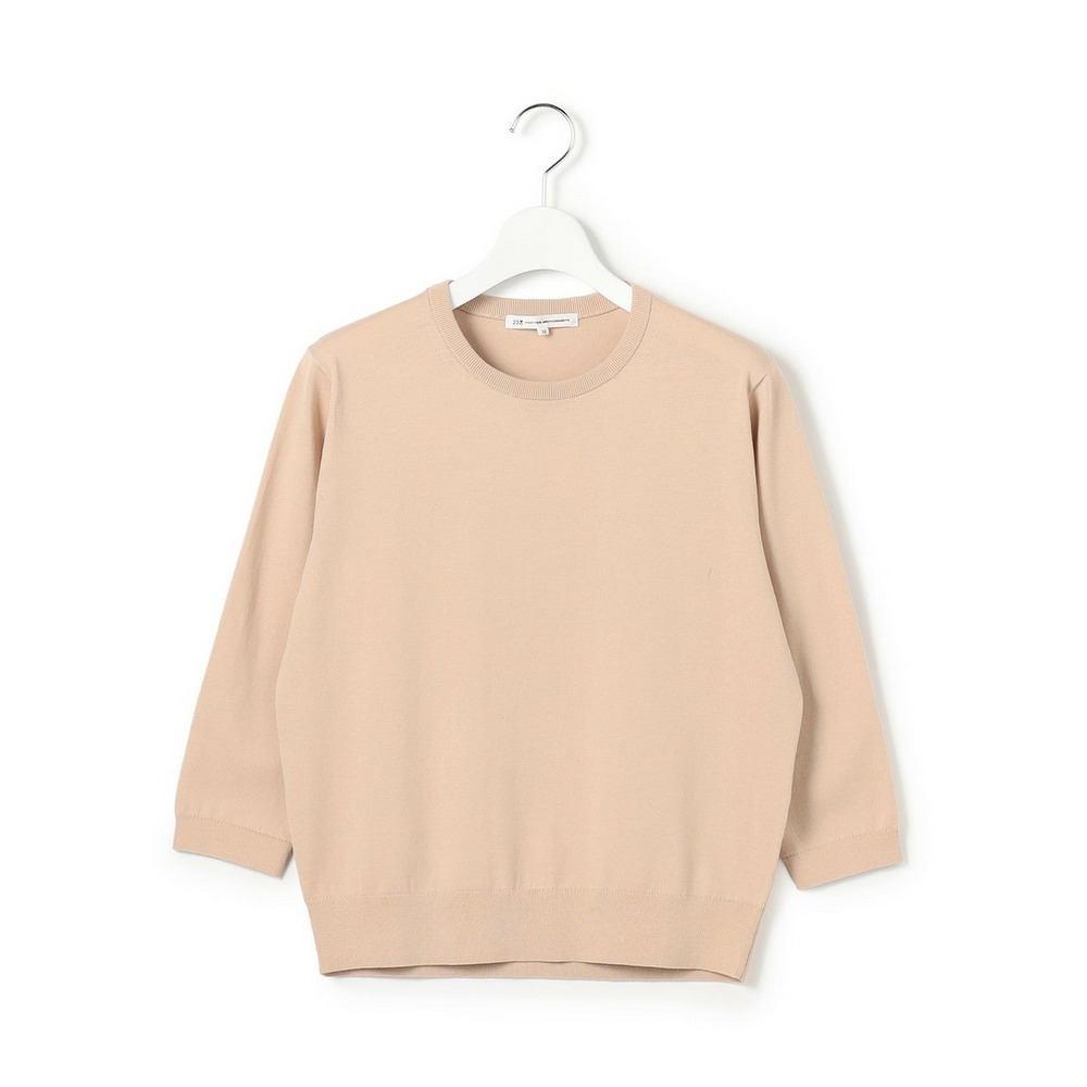 プレミアムビオコットン クルーネック ニット16