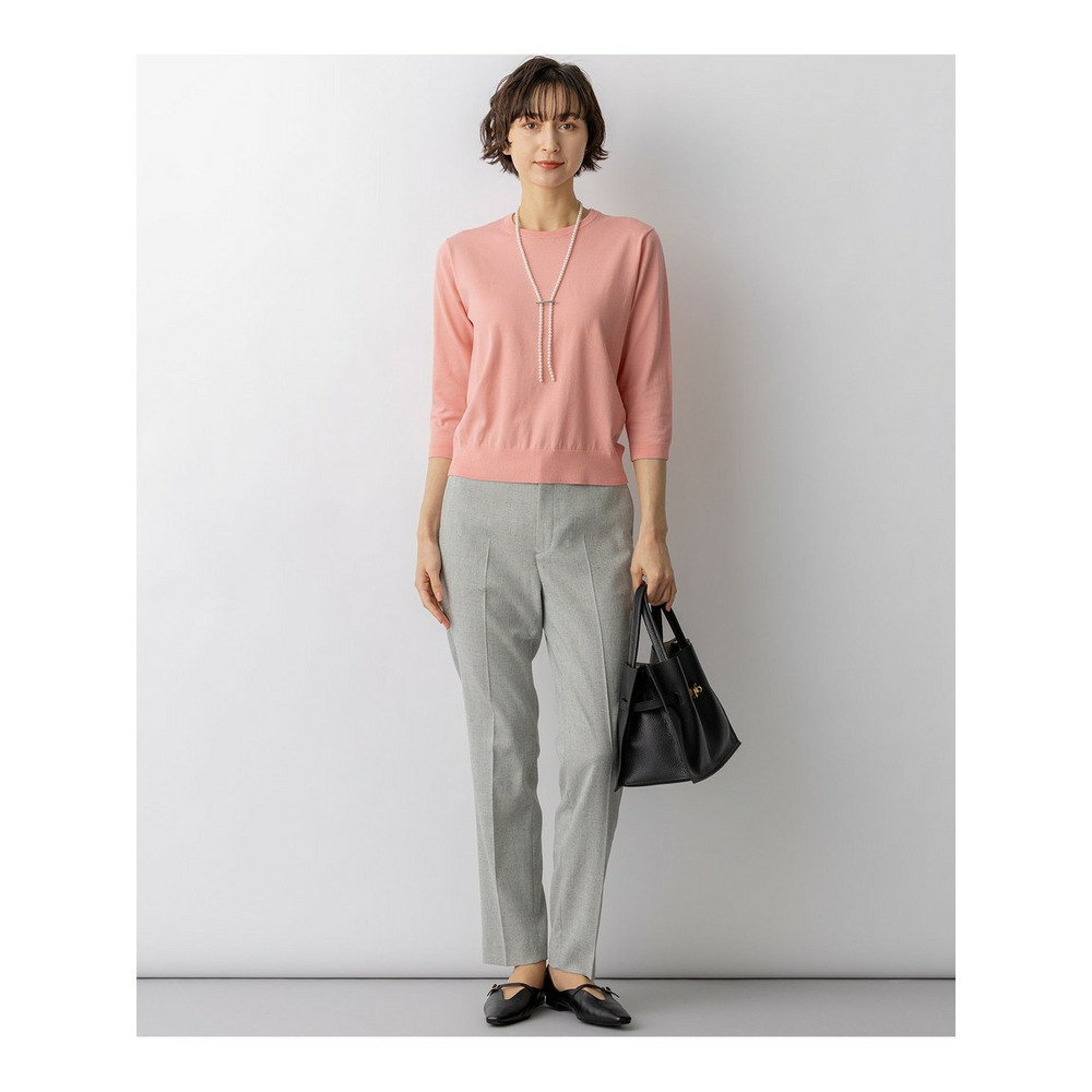 プレミアムビオコットン クルーネック ニット7