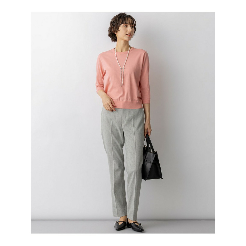 プレミアムビオコットン クルーネック ニット8