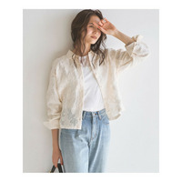 【SLOW/一部店舗限定】カットジャカード シャツ