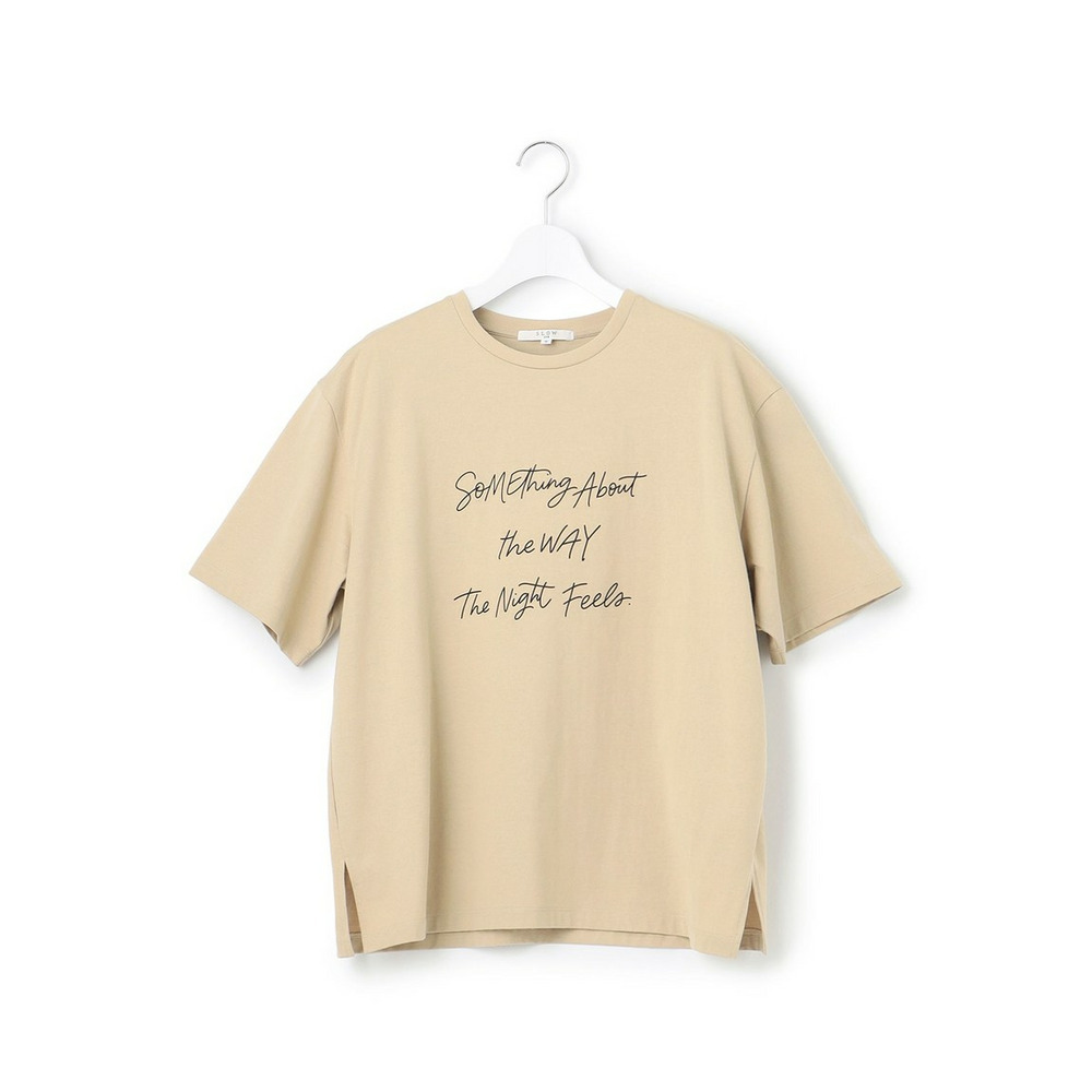 【SLOW/一部店舗限定】ヴィンテージライク ロゴ Tシャツ11