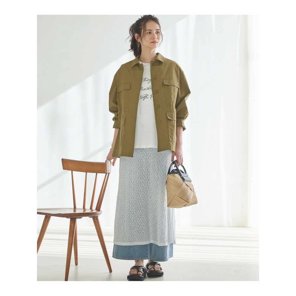 【SLOW/一部店舗限定】ヴィンテージライク ロゴ Tシャツ3