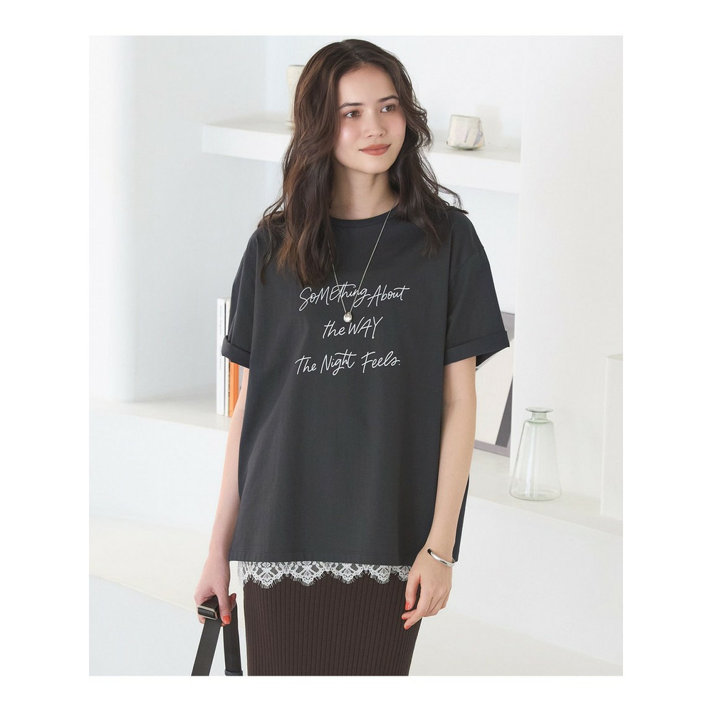 【SLOW/一部店舗限定】ヴィンテージライク ロゴ Tシャツ1