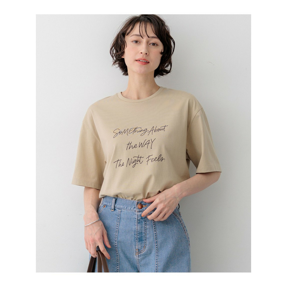 【SLOW/一部店舗限定】ヴィンテージライク ロゴ Tシャツ1