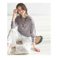 【SLOW/一部店舗限定】シアー プルオーバー ニット