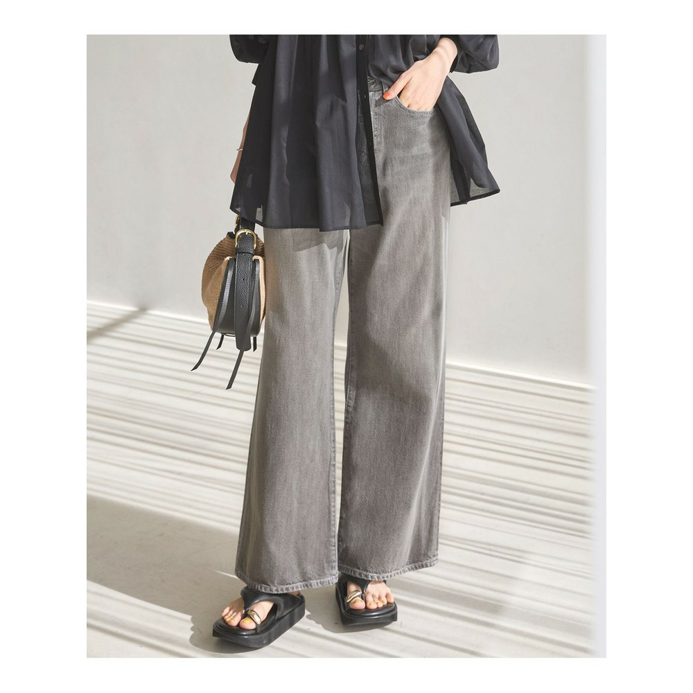 【SLOW/一部店舗限定】ワイドシルエット デニム パンツ