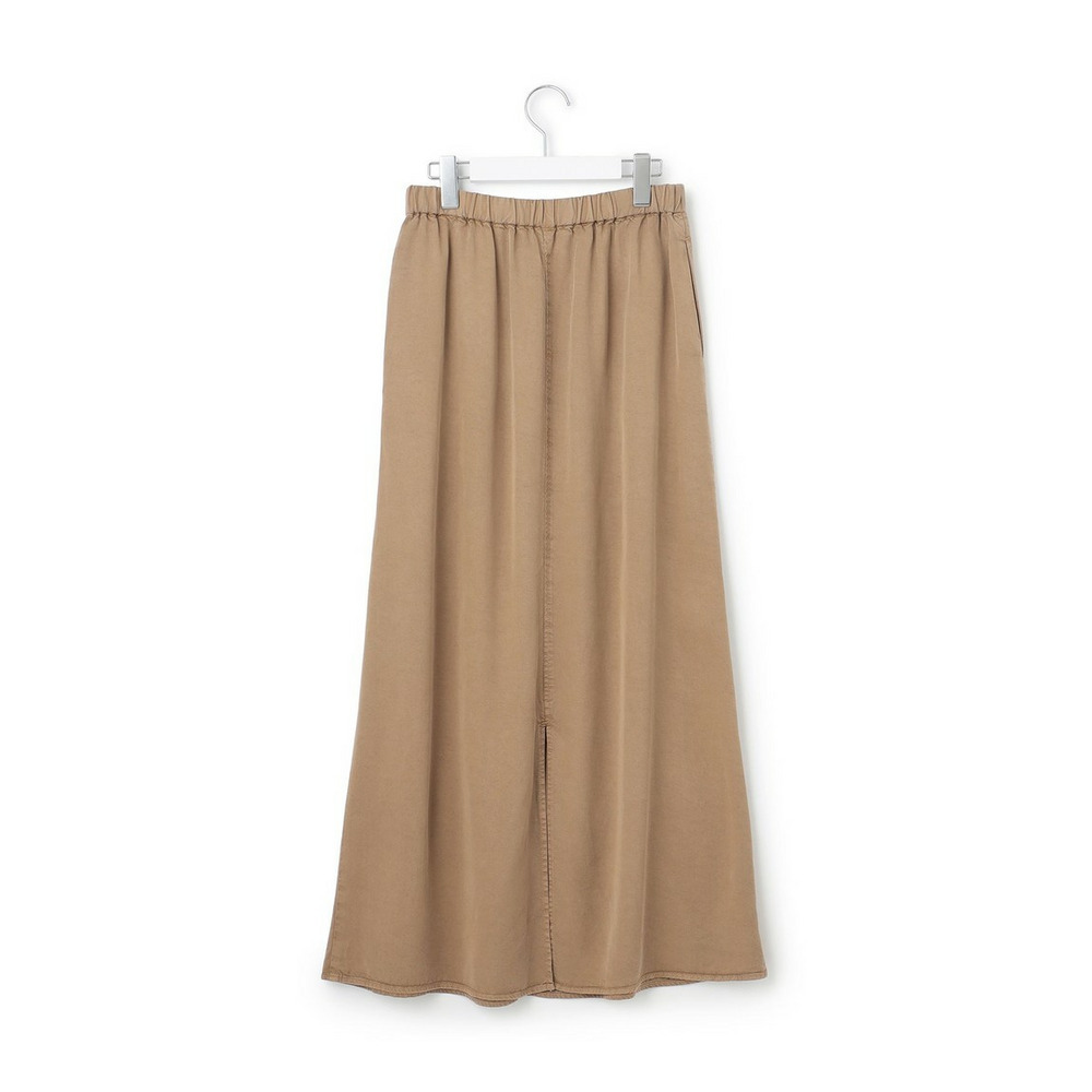 【SLOW/一部店舗限定】ガーメントツイル セミフレア スカート12